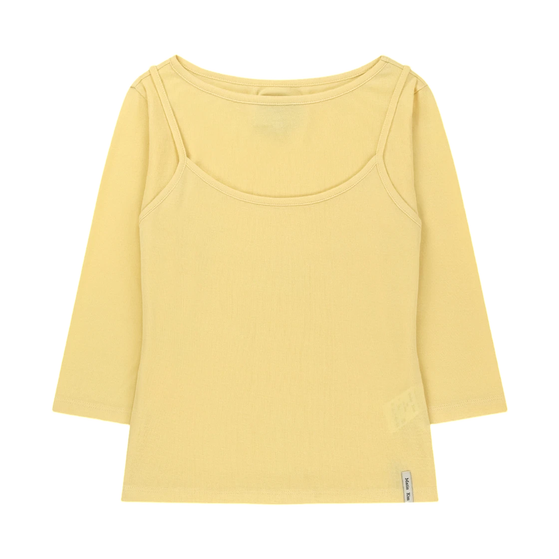 3/4 SLEEVE TOP & TANK LAYERED SET