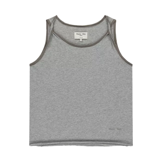 TWIST SHOULDER SLEEVELESS TOP