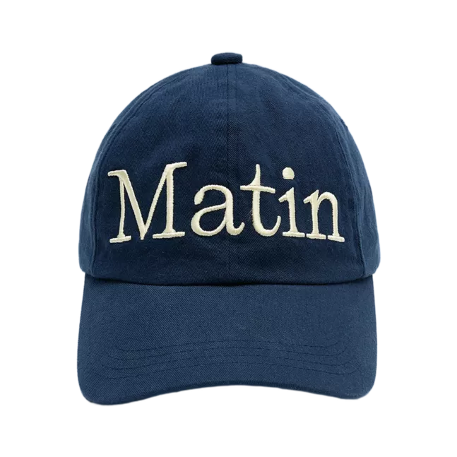 MATIN LOGO STITCH BALL CAP