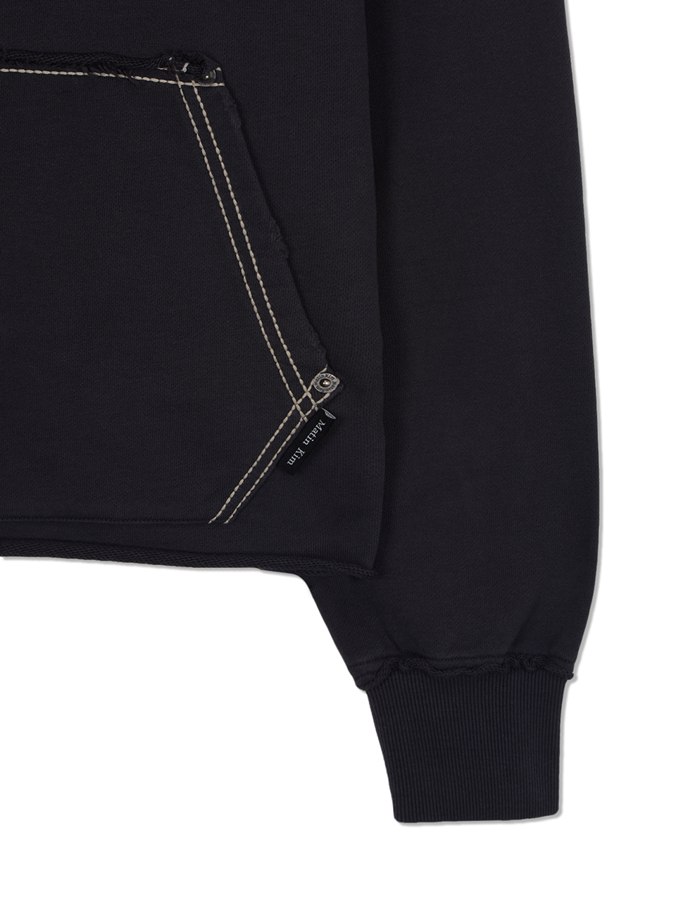 RAW CUT APPLIQUE SWEATSHIRT