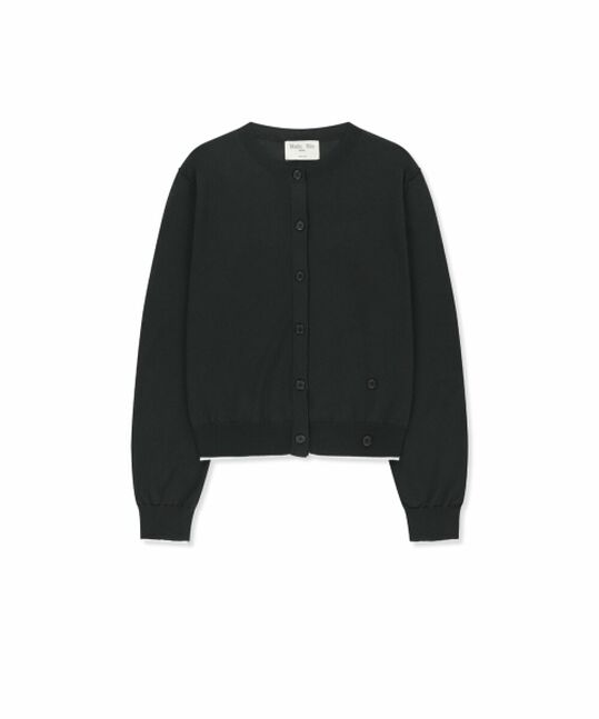 BACK LOGO SHEER CARDIGAN FOR WOMEN