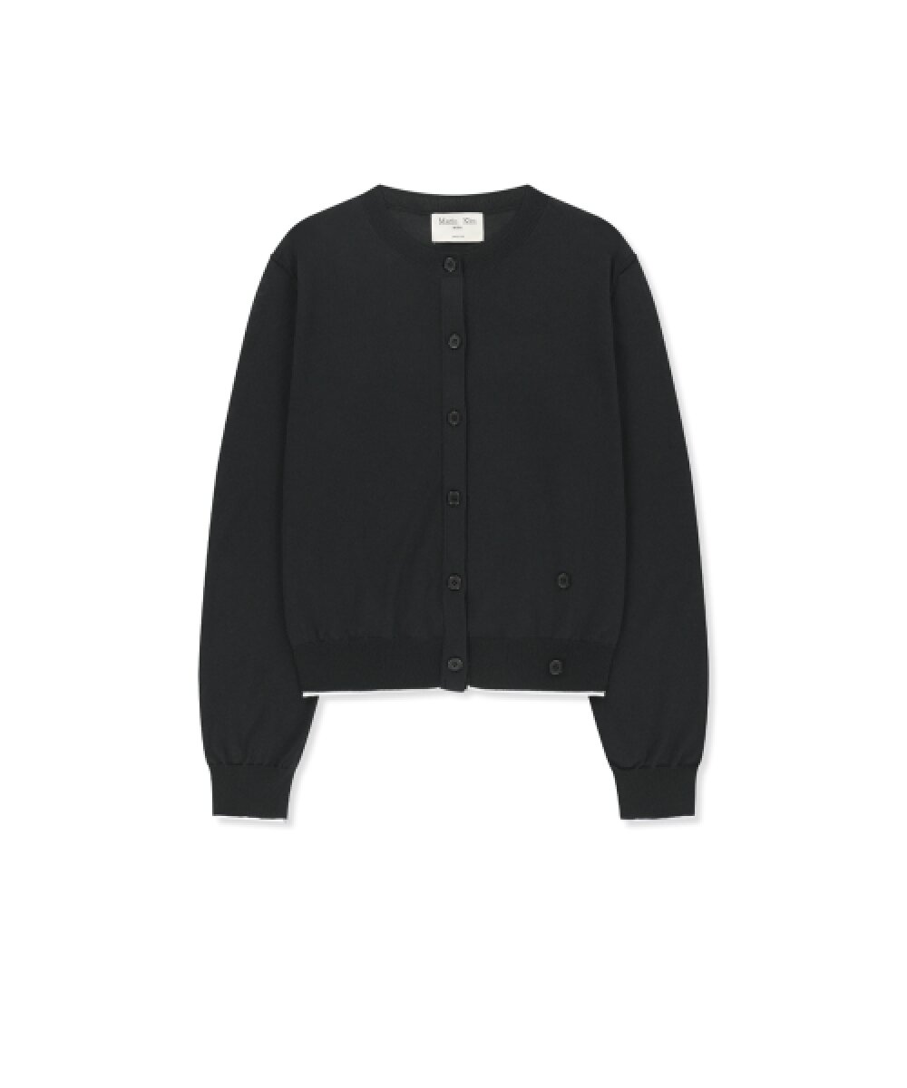 BACK LOGO SHEER CARDIGAN FOR WOMEN
