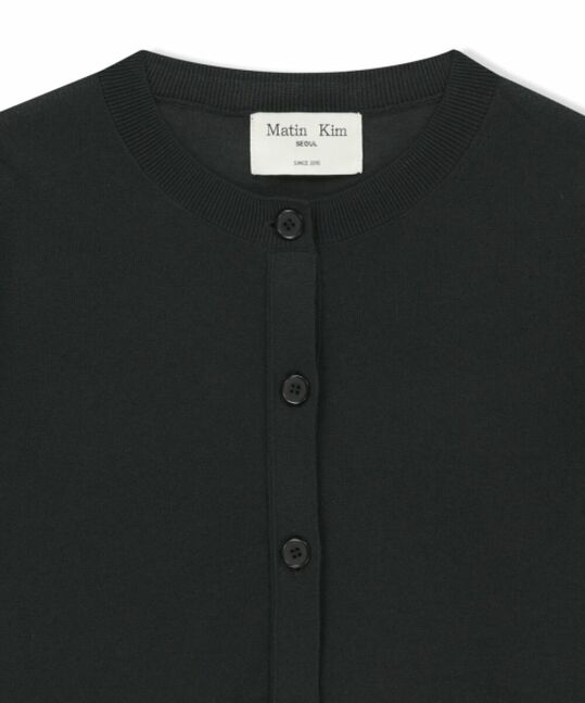 BACK LOGO SHEER CARDIGAN FOR WOMEN