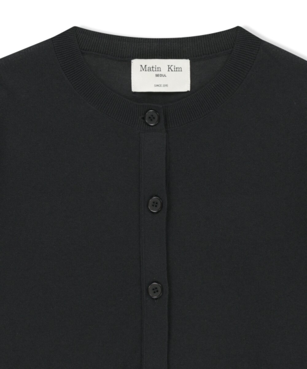 BACK LOGO SHEER CARDIGAN FOR WOMEN