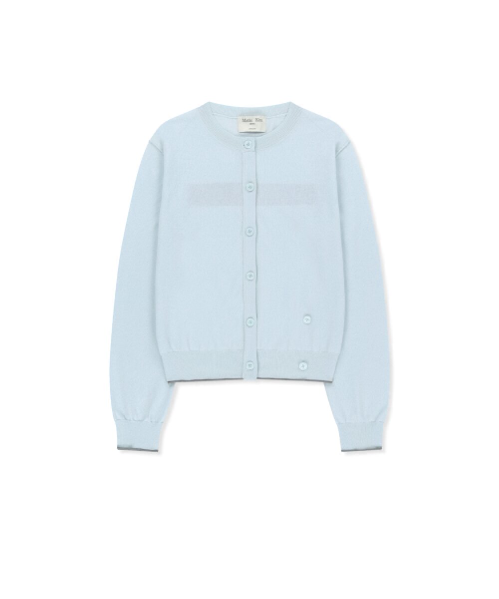 BACK LOGO SHEER CARDIGAN FOR WOMEN