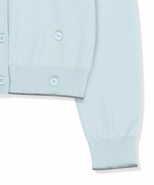BACK LOGO SHEER CARDIGAN FOR WOMEN