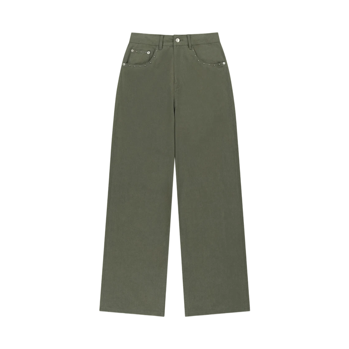 STUD POINT COLOR DENIM PANTS