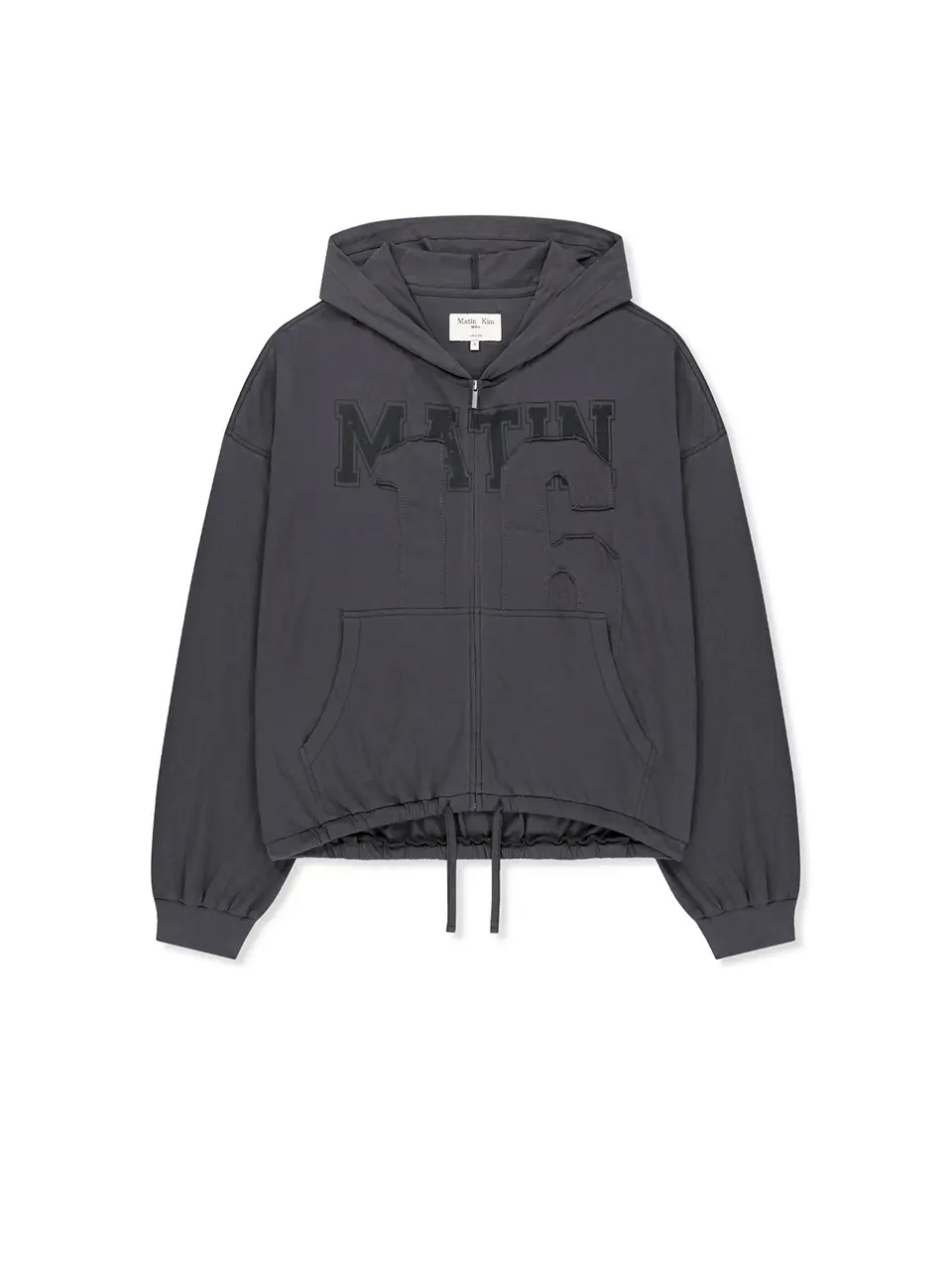 MATIN 16 APPLIQUE LOGO HOODY ZIP UP