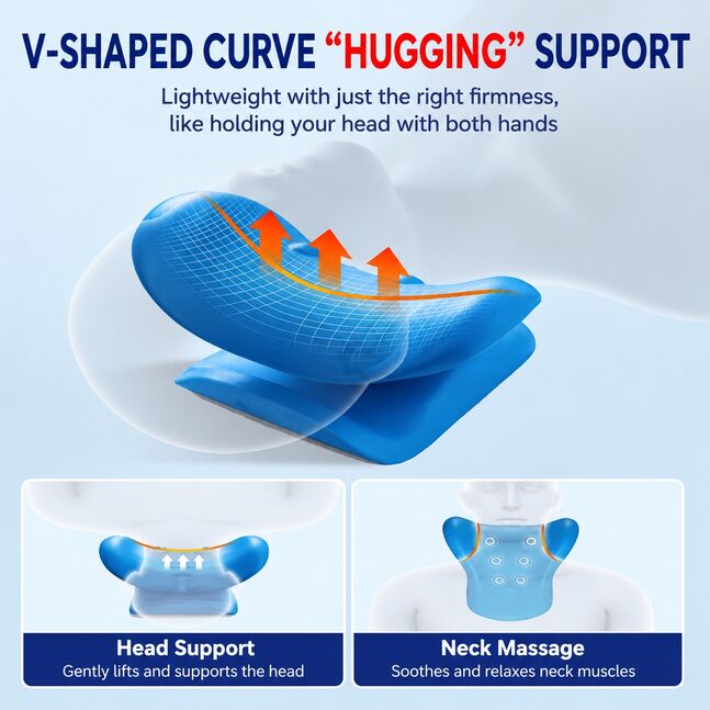 Neck Stretcher Cervical Traction Pillow - 4