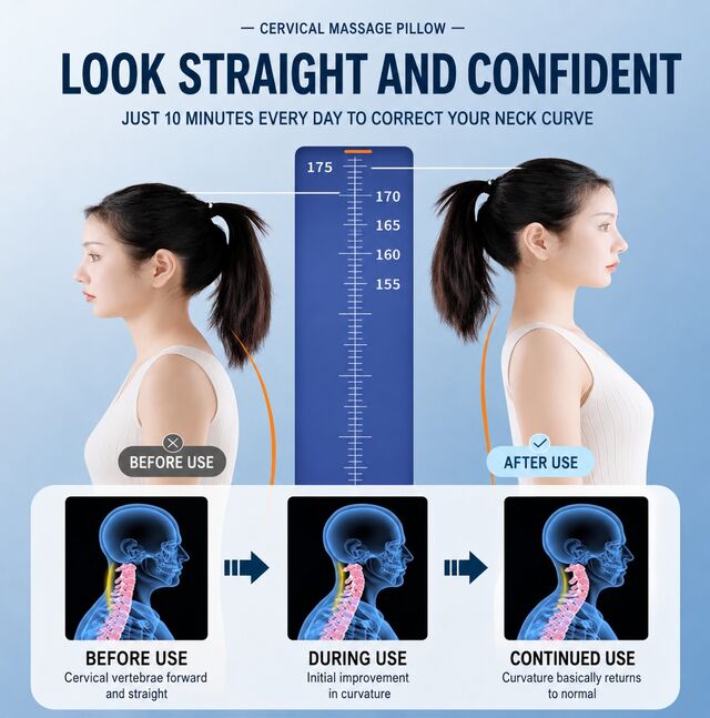 Neck Stretcher Cervical Traction Pillow - 5