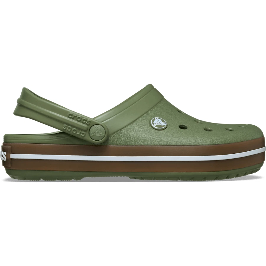 Crocs Crocband Gum Clogs Brown