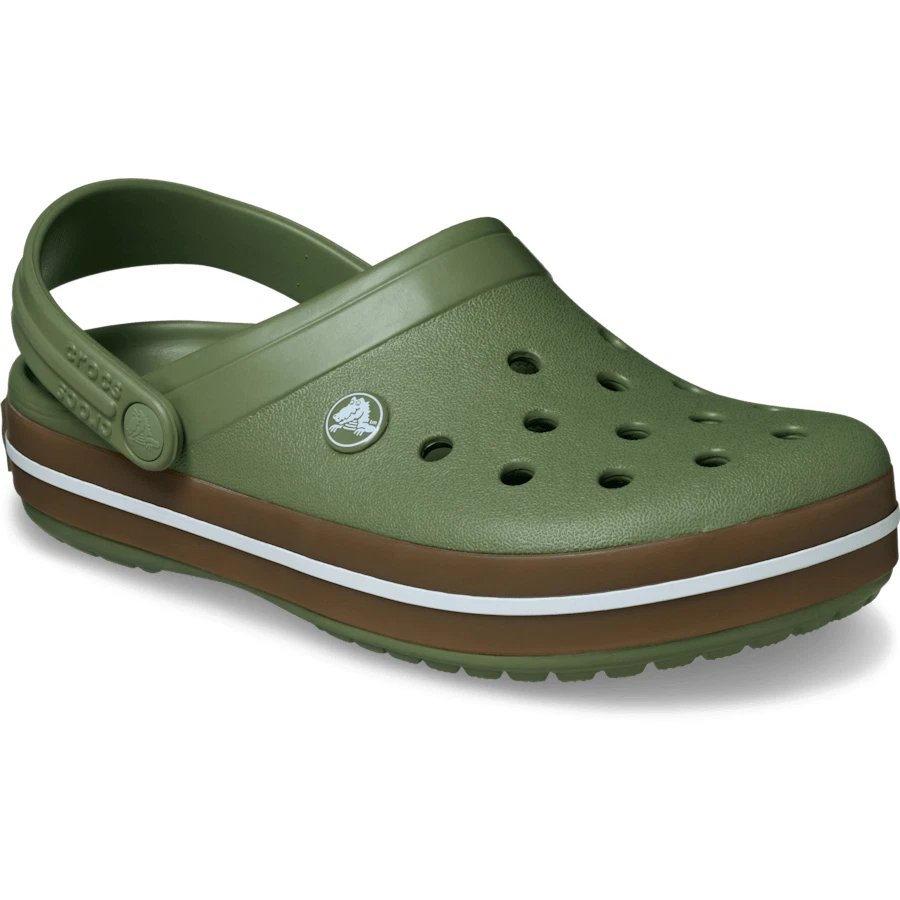 Crocs Crocband Gum Clogs Brown