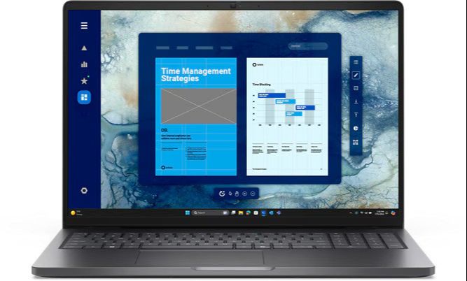 Dell Pro 16 PC16250 Ultra 7-255U 16GB (2x8GB DDR5 5600 MT/s) 1TB SSD 12TOPS Notebook