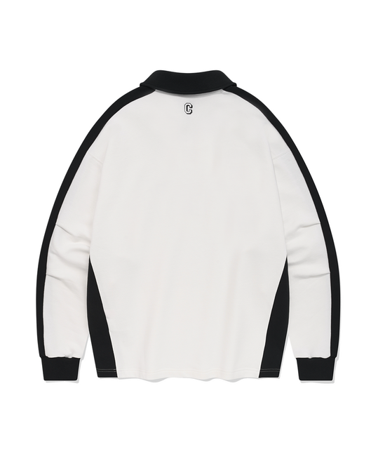 ARCH LOGO HALF ZIP-UP SWEATSHIRT