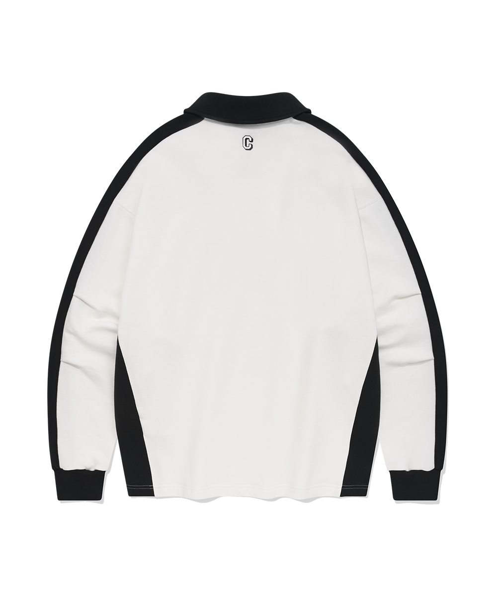 ARCH LOGO HALF ZIP-UP SWEATSHIRT