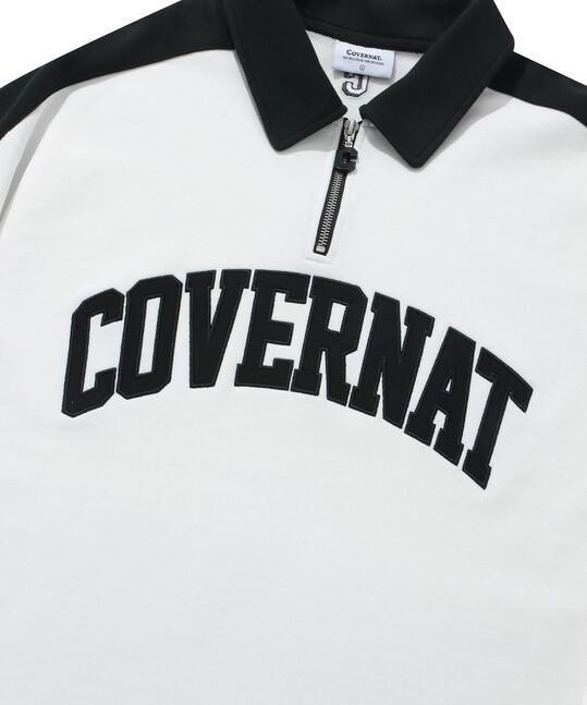 ARCH LOGO HALF ZIP-UP SWEATSHIRT