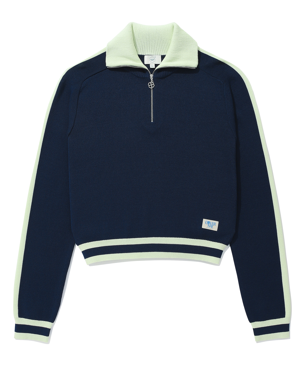 WOMEN HALF ZIP-UP KNIT