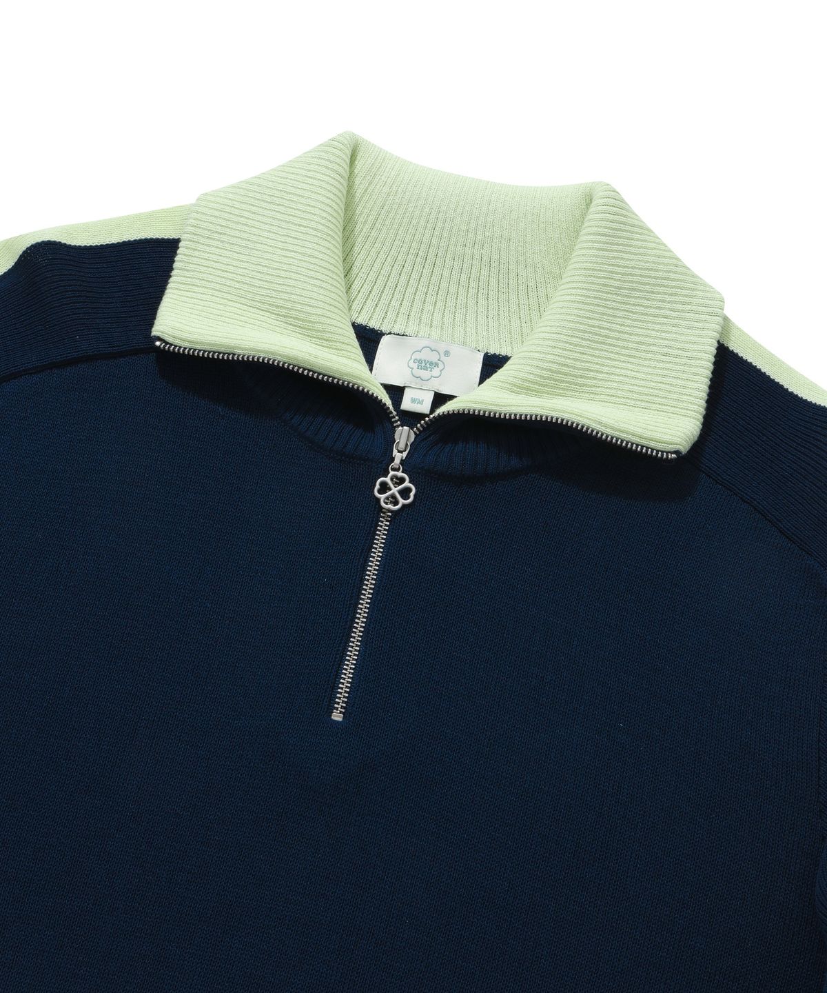 WOMEN HALF ZIP-UP KNIT