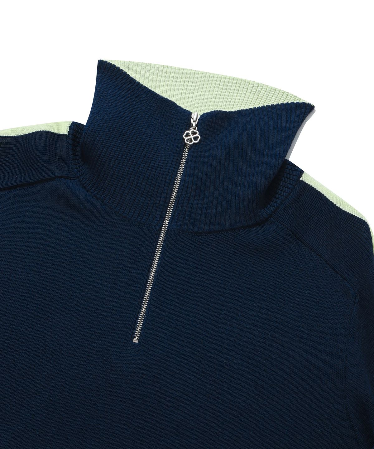 WOMEN HALF ZIP-UP KNIT