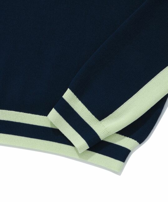 WOMEN HALF ZIP-UP KNIT