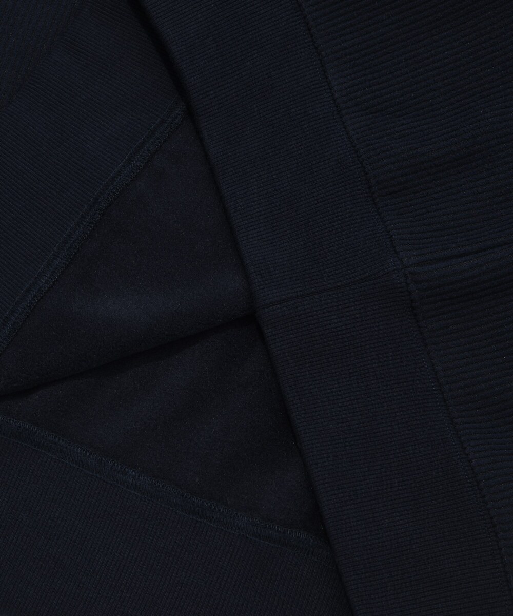 SMALL C LOGO CORDUROY HALF ZIP-UP