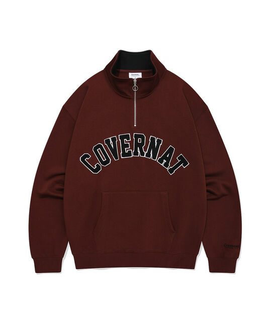 ARCH LOGO HALF ZIP-UP SWEATSHIRT