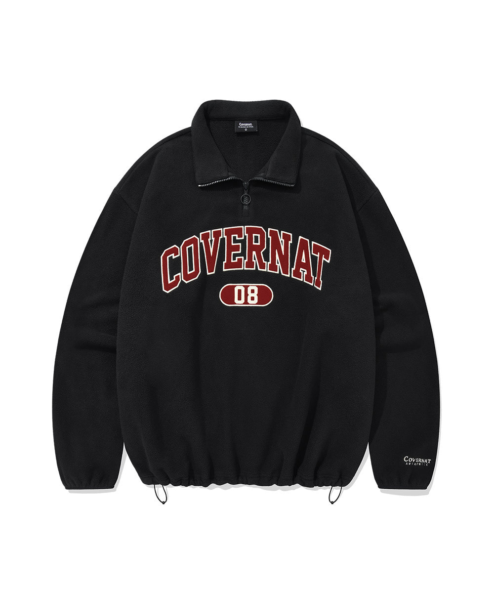 ARCH LOGO FLEECE HALF ZIP-UP SWEATSHIRT