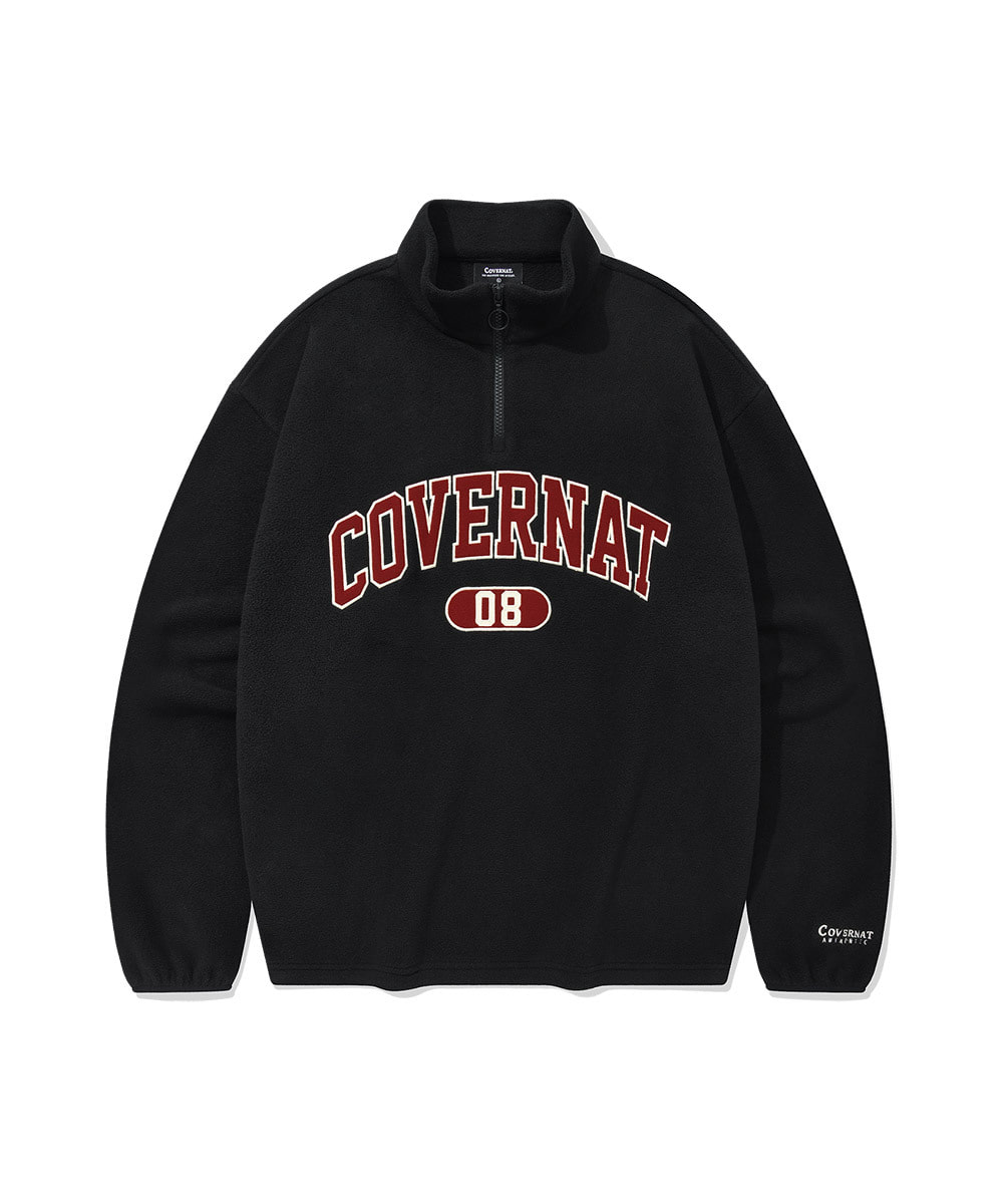 ARCH LOGO FLEECE HALF ZIP-UP SWEATSHIRT