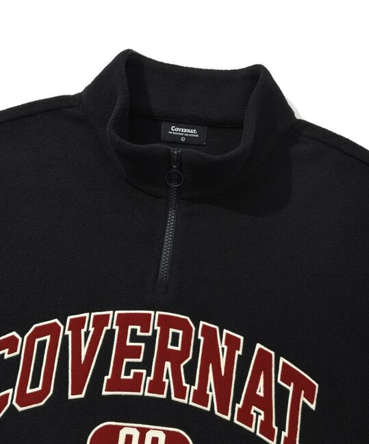 ARCH LOGO FLEECE HALF ZIP-UP SWEATSHIRT