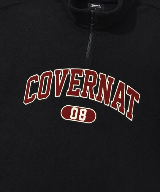 ARCH LOGO FLEECE HALF ZIP-UP SWEATSHIRT