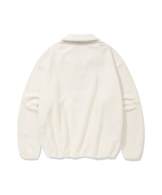 ARCH LOGO FLEECE HALF ZIP-UP SWEATSHIRT