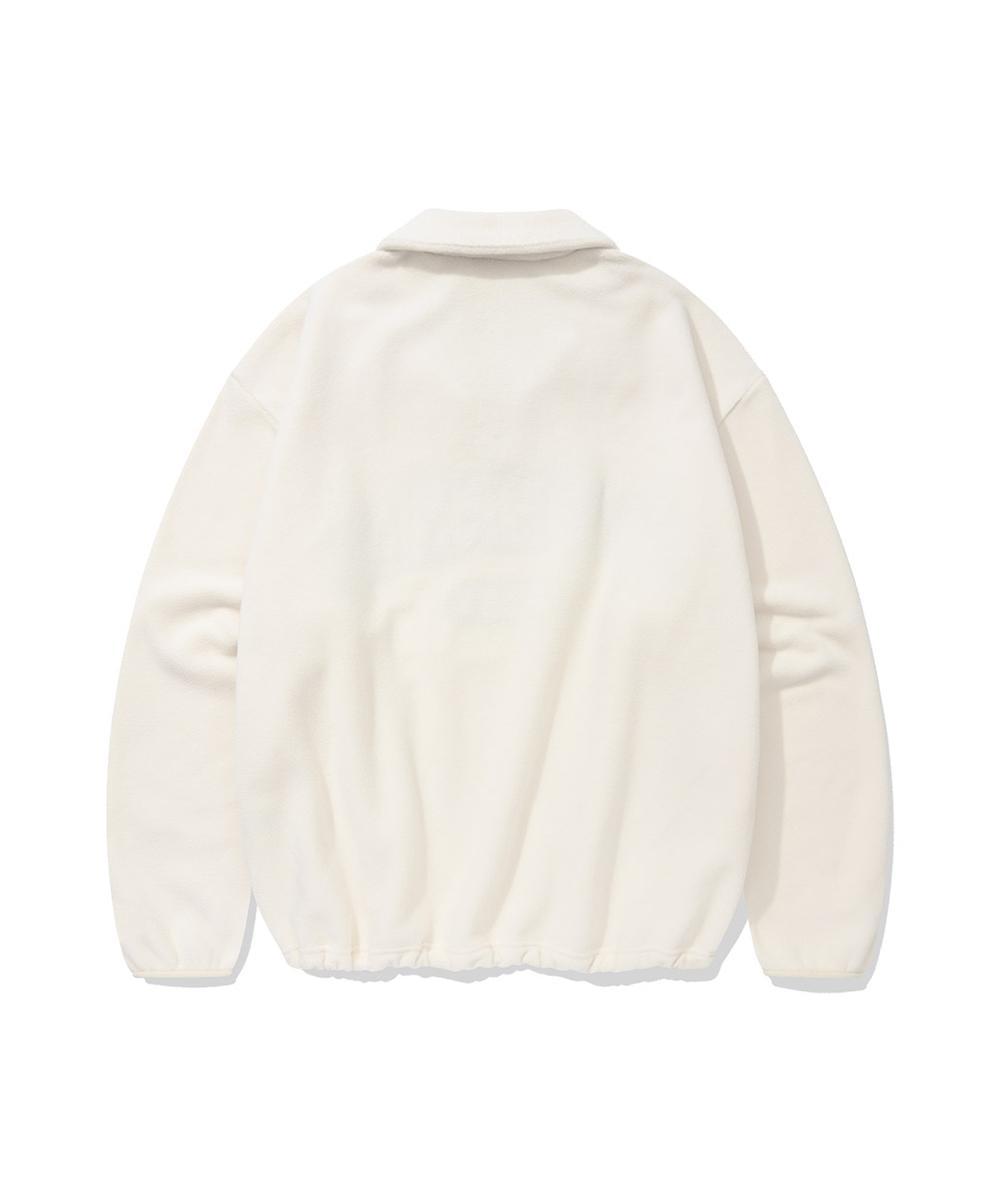 ARCH LOGO FLEECE HALF ZIP-UP SWEATSHIRT