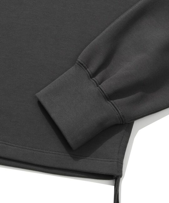 WOMEN SHIRRING SWEATSHIRT