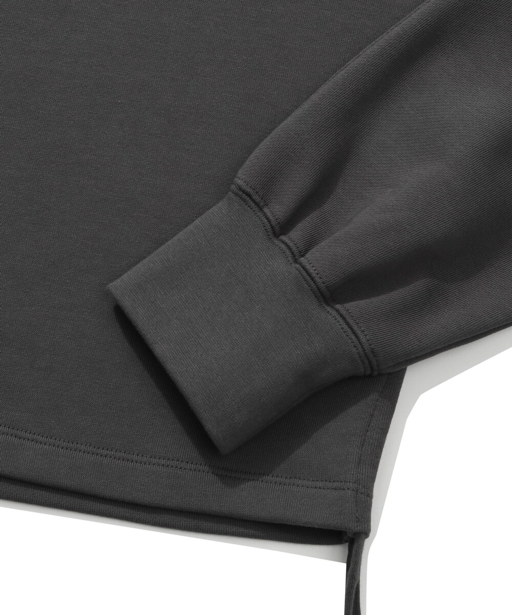 WOMEN SHIRRING SWEATSHIRT