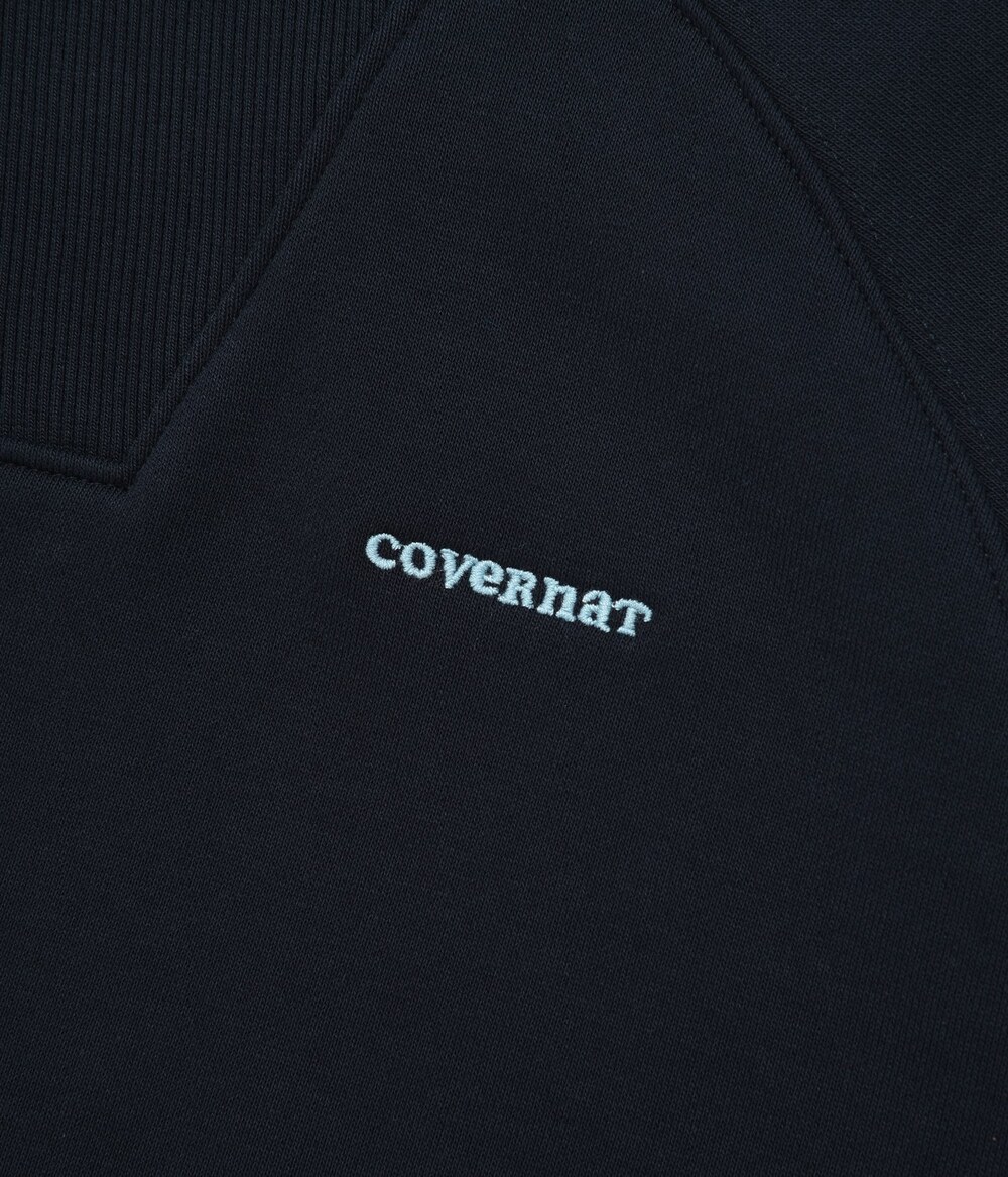 WOMEN HALF ZIP-UP SWEATSHIRT