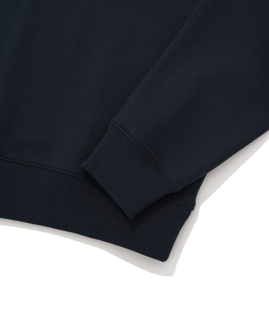 WOMEN HALF ZIP-UP SWEATSHIRT