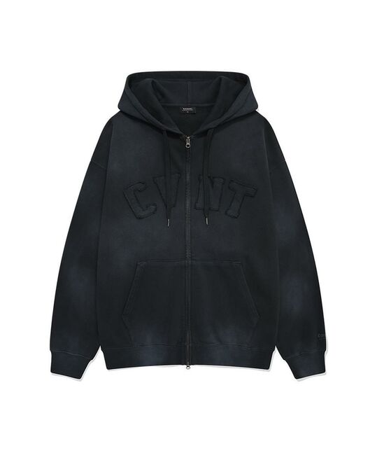 CVNT DYING OVER FIT HOODIE ZIP-UP
