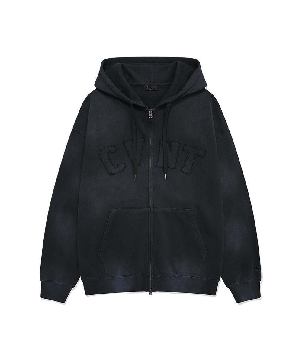 CVNT DYING OVER FIT HOODIE ZIP-UP