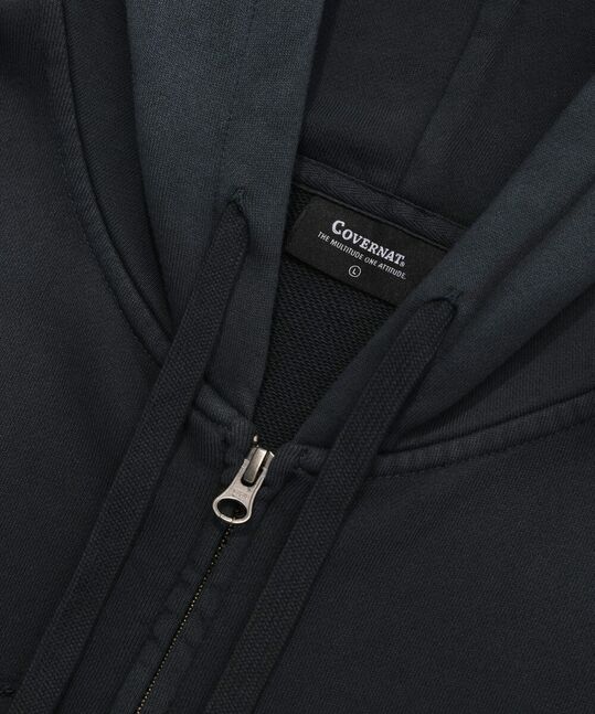 CVNT DYING OVER FIT HOODIE ZIP-UP