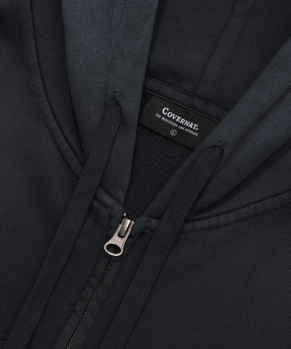 CVNT DYING OVER FIT HOODIE ZIP-UP