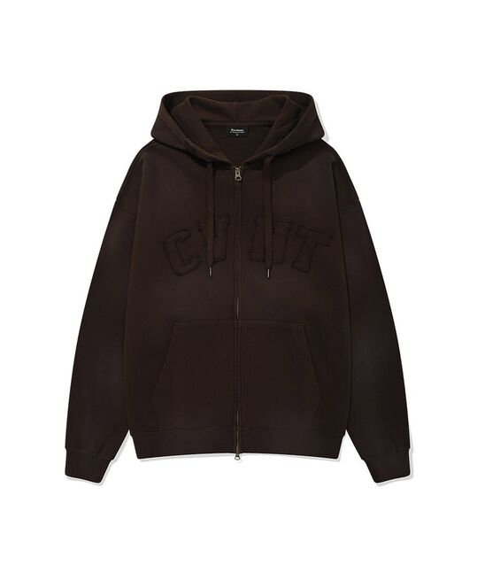 CVNT DYING OVER FIT HOODIE ZIP-UP