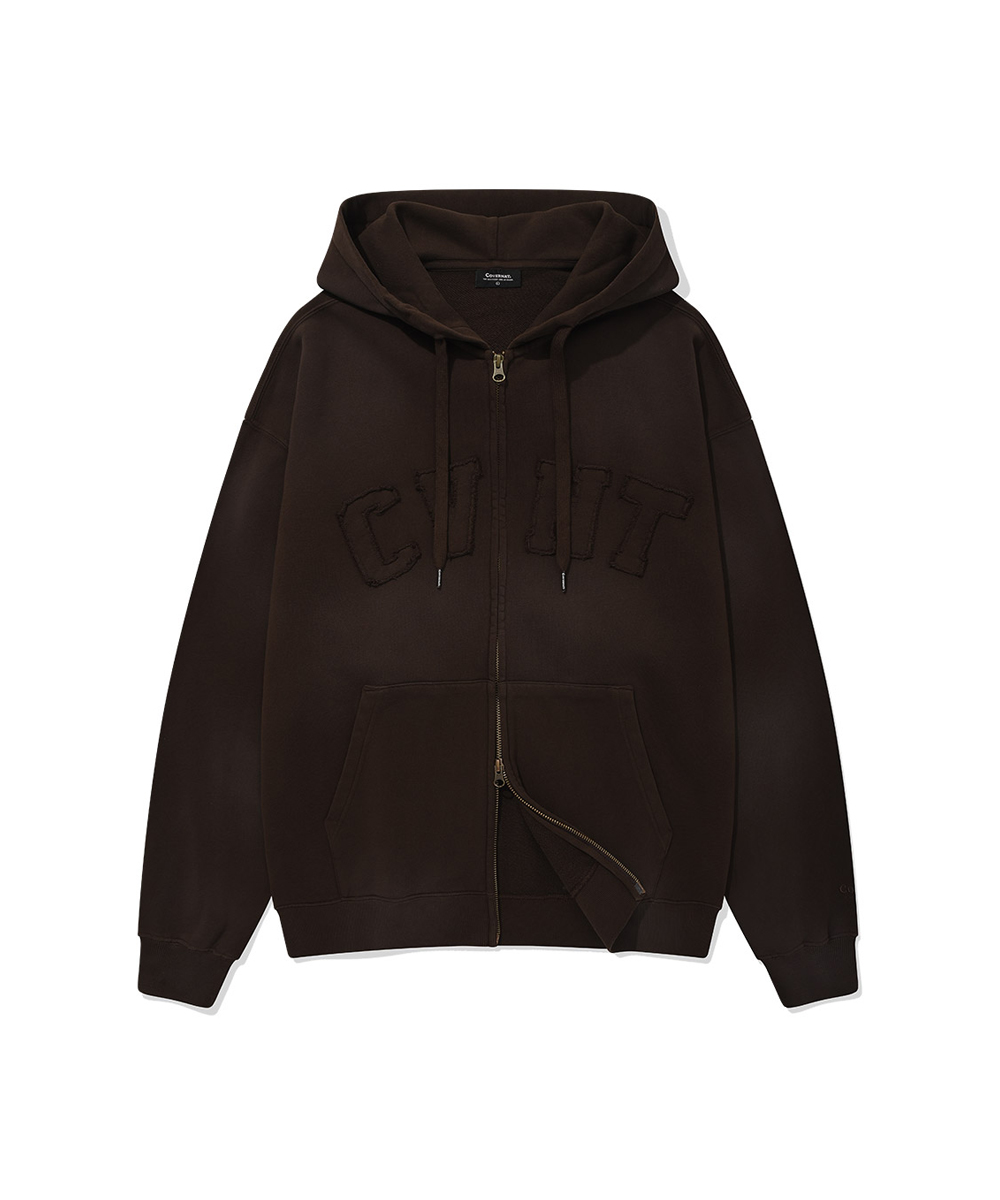 CVNT DYING OVER FIT HOODIE ZIP-UP