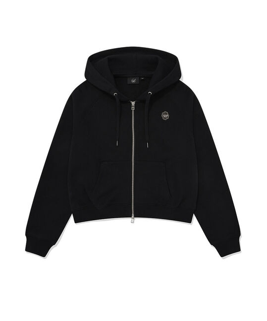 WOMEN OVER-FIT CLOVERHEART REGLAN HOODIED ZIP-UP