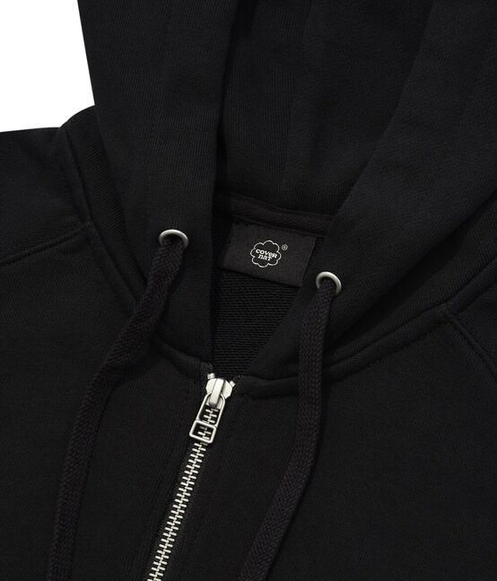 WOMEN OVER-FIT CLOVERHEART REGLAN HOODIED ZIP-UP