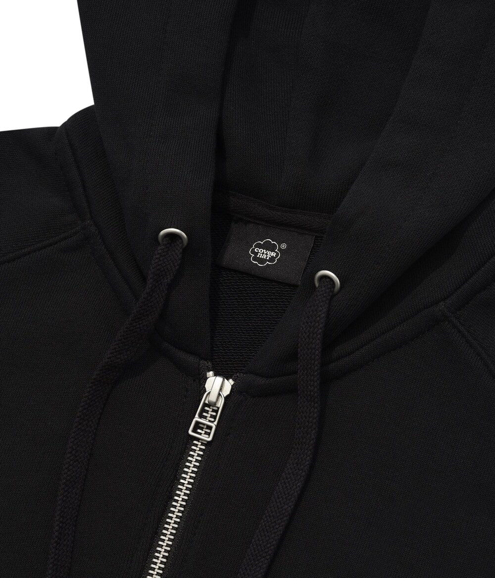 WOMEN OVER-FIT CLOVERHEART REGLAN HOODIED ZIP-UP