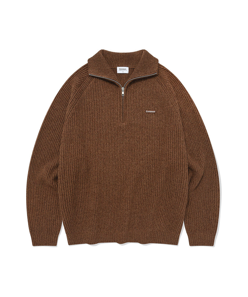 AUTHENTIC HALF ZIP-UP KNIT