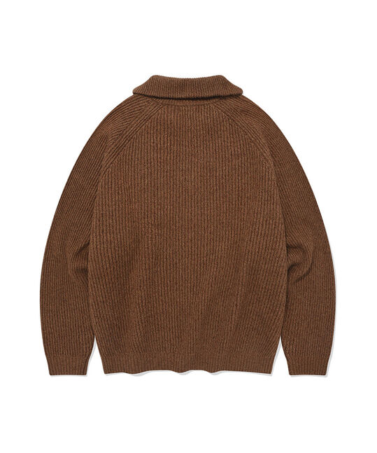 AUTHENTIC HALF ZIP-UP KNIT
