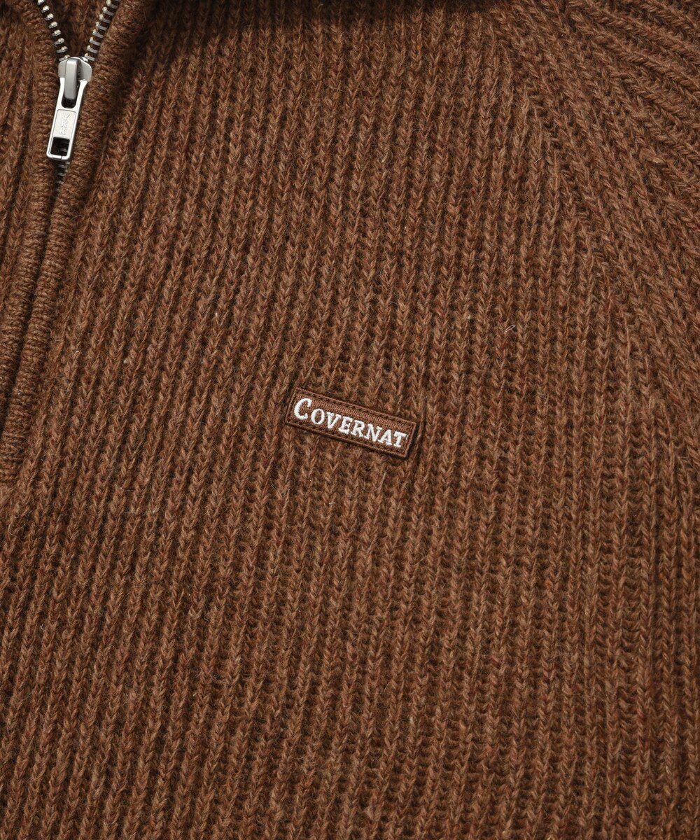 AUTHENTIC HALF ZIP-UP KNIT