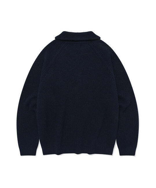 AUTHENTIC HALF ZIP-UP KNIT