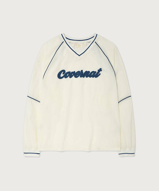 WOMAN LOGO NYLON LONG SLEEVE